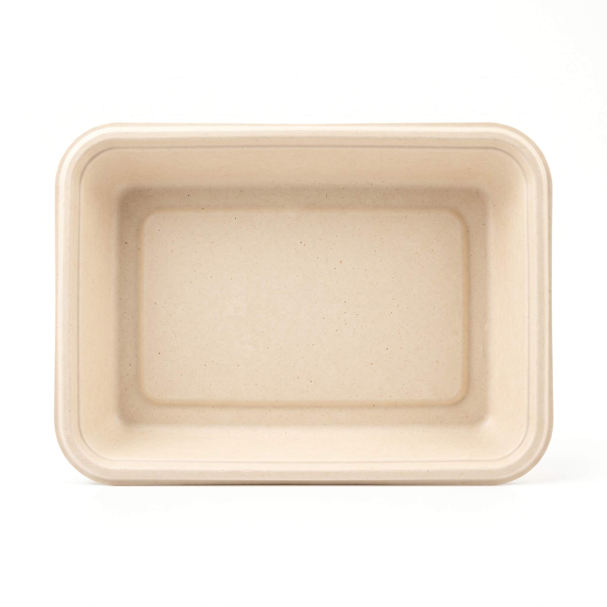 28 oz Compostable Meal Prep Containers — 9" x 6" Bagasse Tray