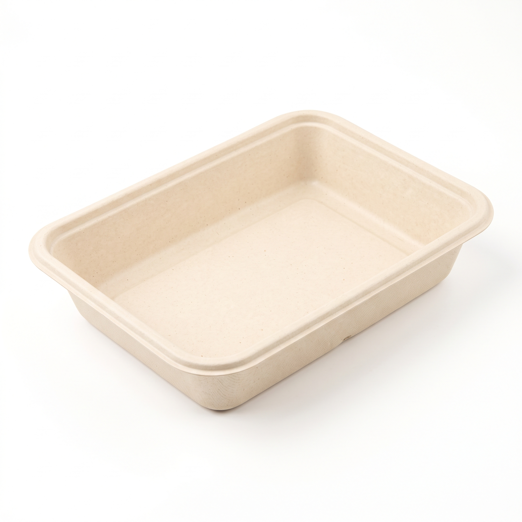 28 oz Compostable Meal Prep Containers — 9" x 6" Bagasse Tray