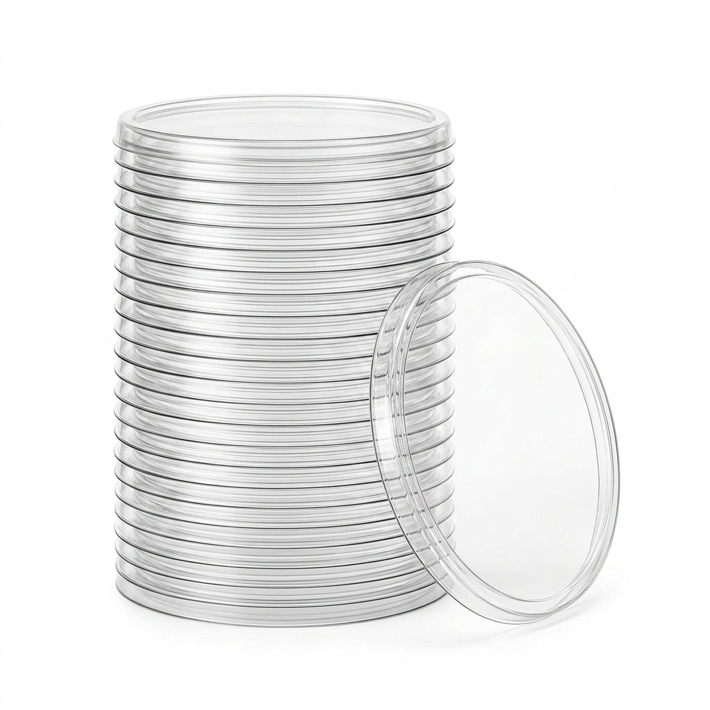 Clear Flat Lids for 32 oz Bowls — Stackable Recyclable PET